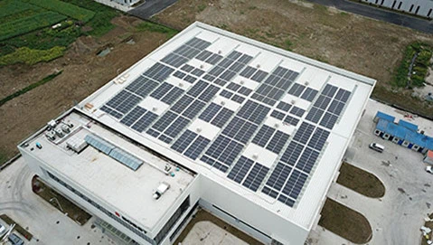 400KWrooftop solar system hybrid storage battery